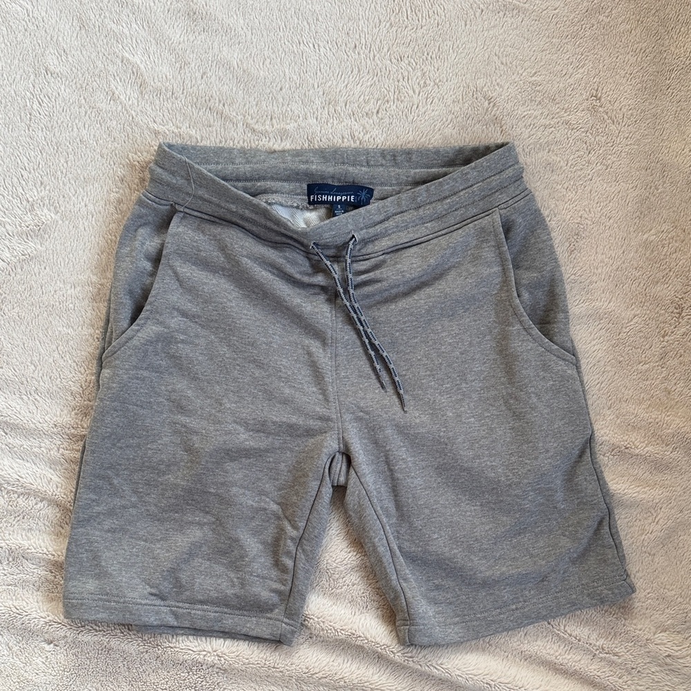 Gray Fish Hippie Men's Shorts